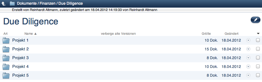 Screenshot netfiles Ordnerstruktur