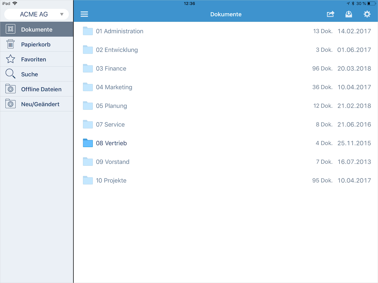 netfiles-iPad App