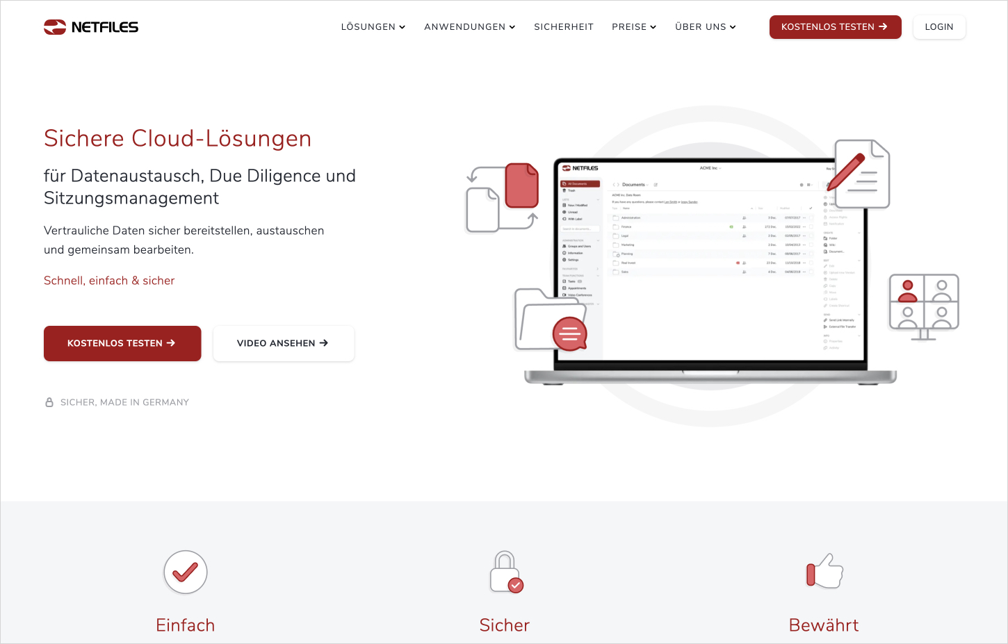 Neue netfiles Website