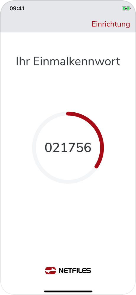 netilfes App Einmalkennwort