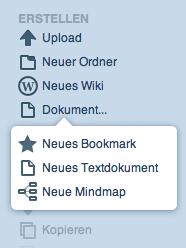 Neues Bookmark erstellen