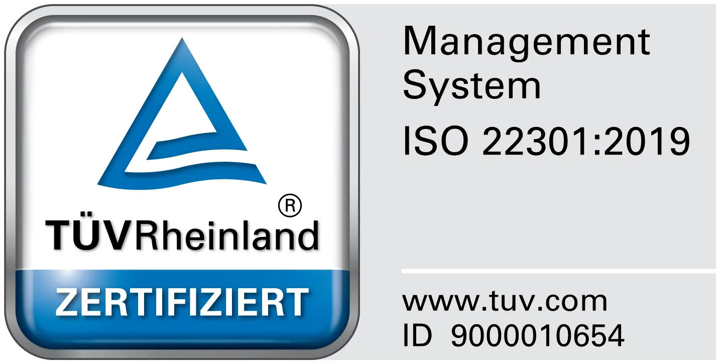 ISO 22301:2019 logo